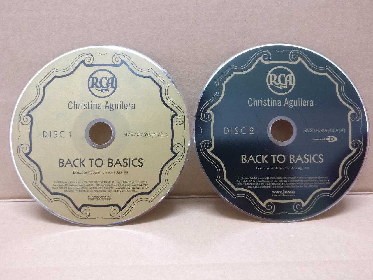 Mega Rare Christina Aguilera Back To Basics 2006 Malaysia 2x CD FCS8564
