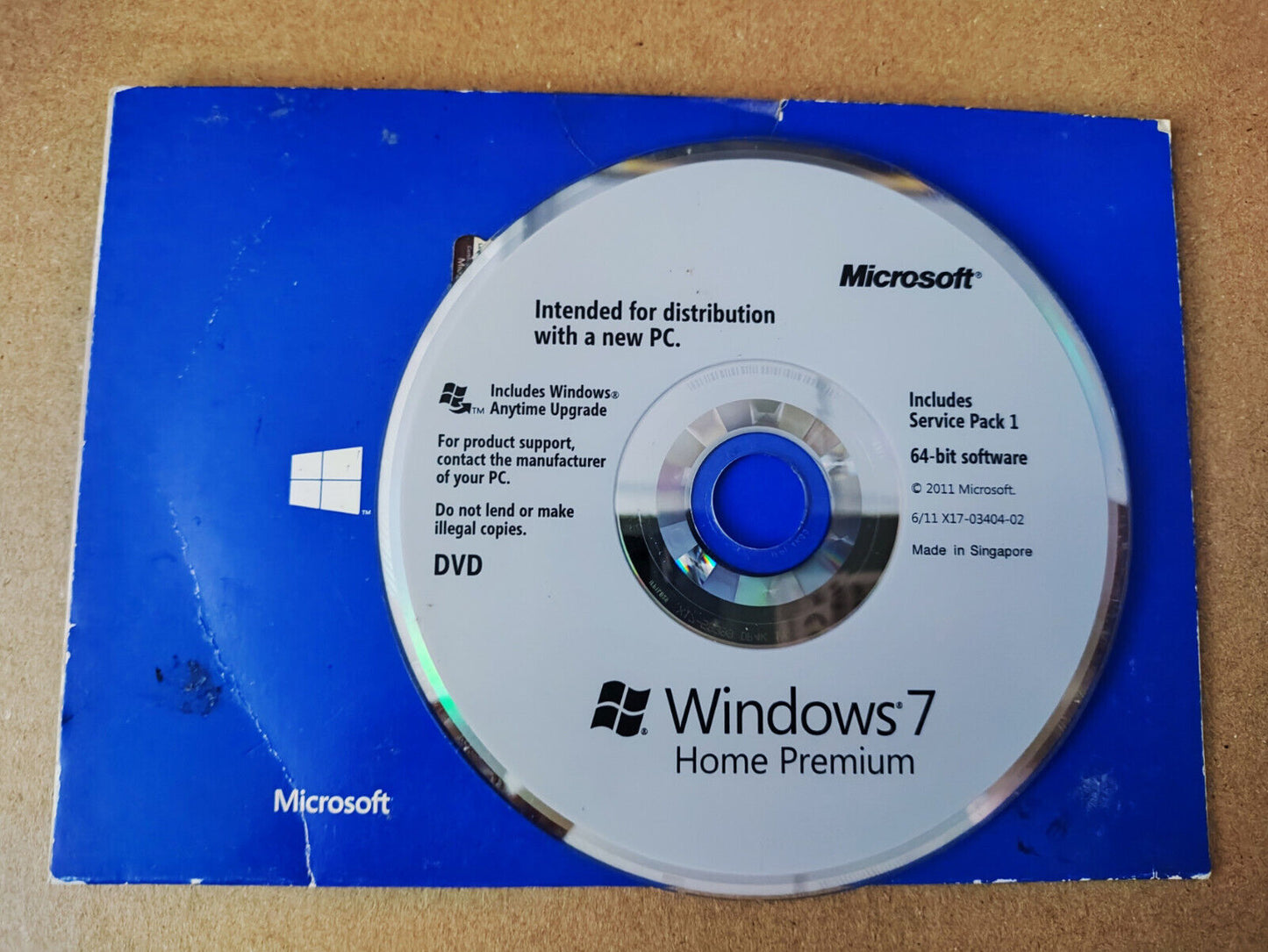 Windows 7 Home Premium LCP for OEM Software (SW019)