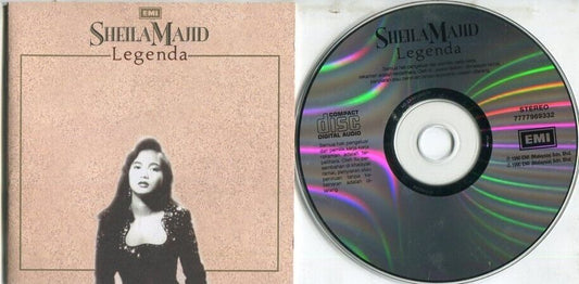 Mega Rare Malaysia Malay Diva Sheila Majid Legenda 1990 EMI CD FCS2432