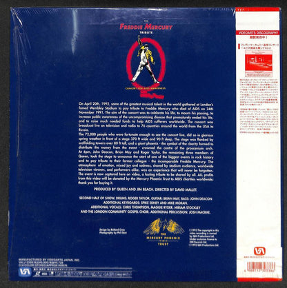Mega Rare Queen The Freddie Mercury Tribute V.1 W/OBI Japan Laserdisc LD LD1369