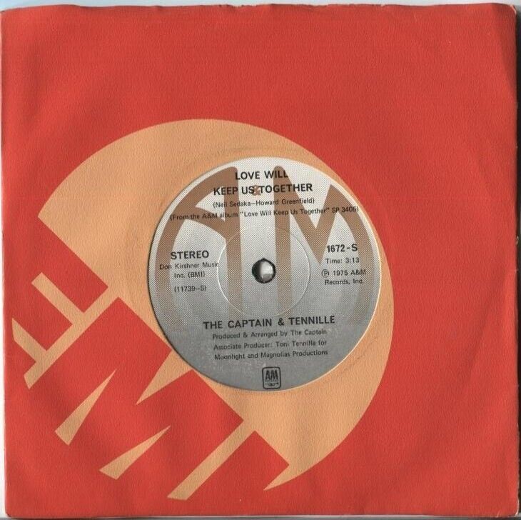 The Captain & Tennille Band Gentle Stranger 1975 Rare Promo Copy 7" EP EEP1486