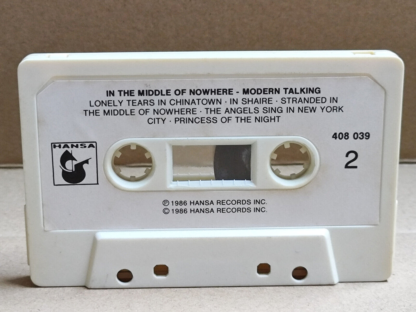 AMM68 MODERN TALKING IN THE MIDDLE OF NOWHERE 1986 SINGAPORE CASSETTE (CS2273)