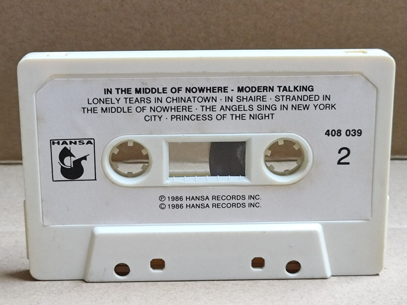 AMM68 MODERN TALKING IN THE MIDDLE OF NOWHERE 1986 SINGAPORE CASSETTE (CS2273)