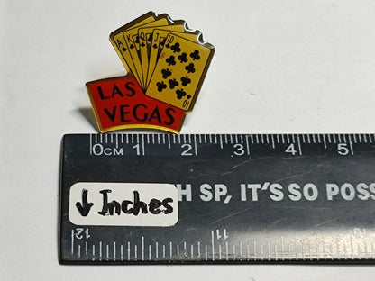 AMM68 MINI PIN BADGE LAS VEGAS (JF129)