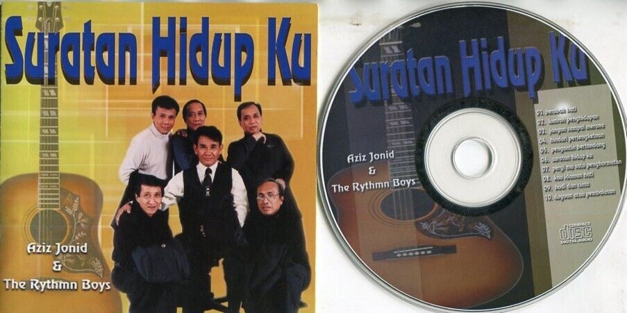 Malaysia Malay Aziz Jonid & The Rythmn Boys Band Singapore CD FCS2354
