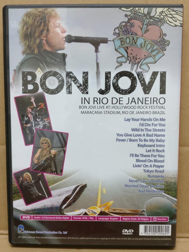 Bon Jovi In Rio De Janeiro Concert Mega Rare Malaysia DVD FCBL083