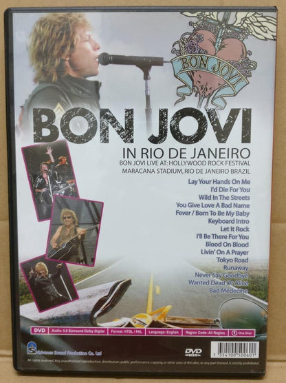 Bon Jovi In Rio De Janeiro Concert Mega Rare Malaysia DVD FCBL083