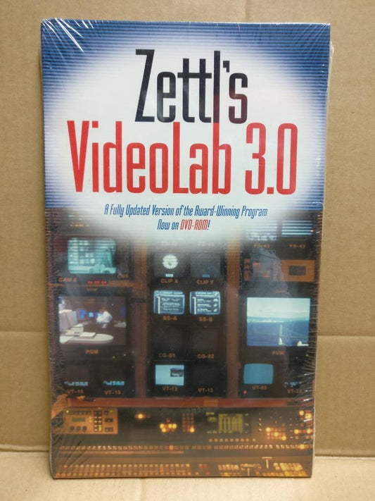 Sealed Zettl's VideoLab 3.0 Video Production Techniques DVD Rom FCBL169
