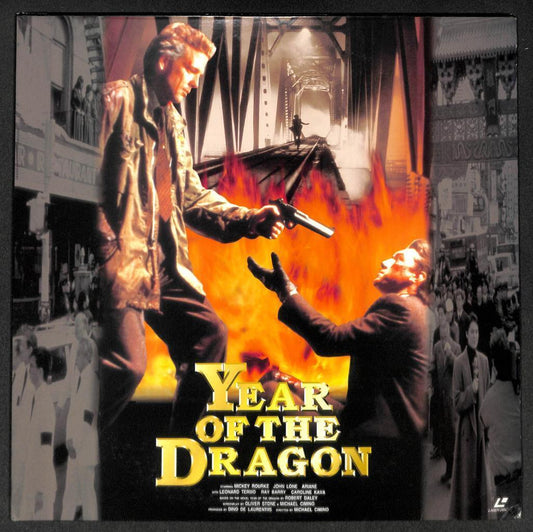 Movie Year Of The Dragon John Lone Mickey Rourke G/F Japan 2x Laserdisc LD1462