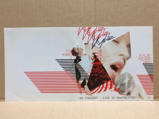 Rare Kylie Minogue Kylie Fever Live 2002 Singapore Censor Sticker 2x VCD FCS9590