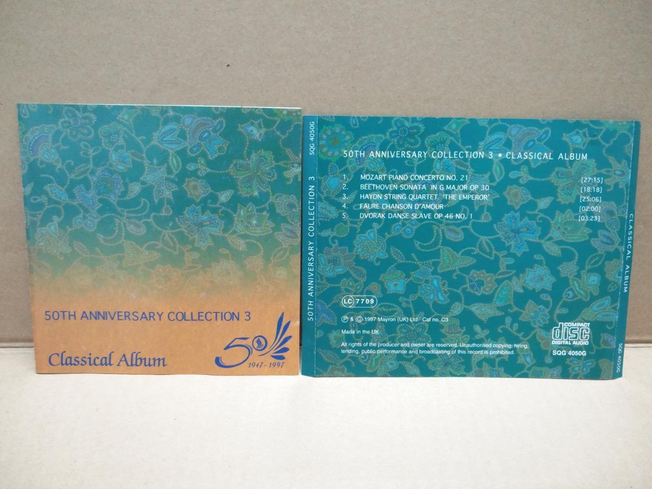 Rare Singapore Airlines 50th Anniversay Classical Album 1997 UK CD FCS7557