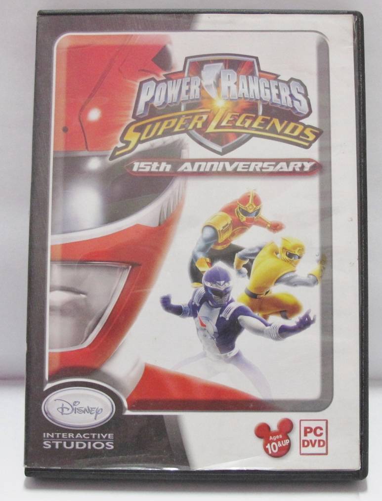 Power Rangers Super Legends 15th Anniversary Rare PC DVD ROM Singapore FCB384