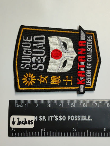 DC KATANA SUICIDE SQUAD LEGION OF COLLECTORS IRON ON SEWING CLOTH PATCH (JF043)