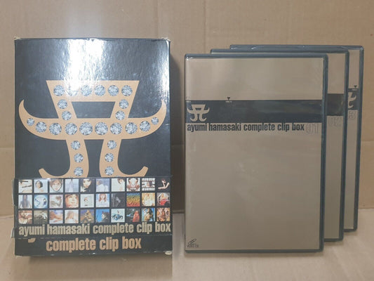 Japan  Ayumi Hamasaki 滨崎步 Complete Clip Box Japanese Asia Video 3x VCD (FCB2383)
