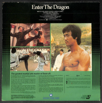 Movie Enter The Dragon 李小龙 石坚 Bruce Lee Shih Kien On Cover USA Laserdisc LD1576