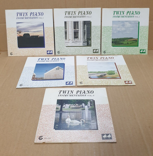 Twin Piano Instrumentation 1990 English Vol. 1 to 6 CD Set Lot Of 6 (FCS10313) G