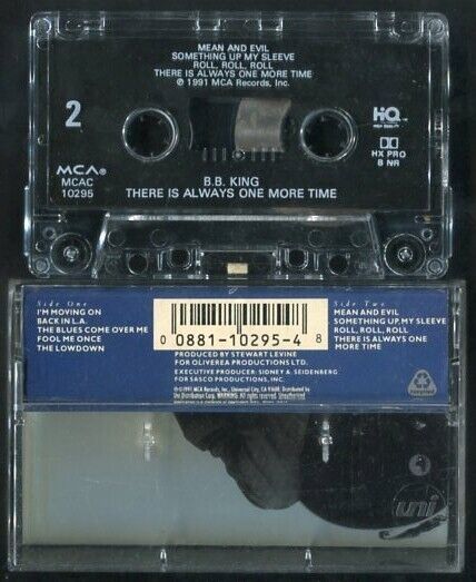 B.B. King There Is Always One More Time 1991 MCA Cassette 卡帶 磁帶 CS424