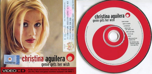 Mega Rare Christina Aguilera Genie 1999 BMG Malaysia VCD Video CD FCS4957