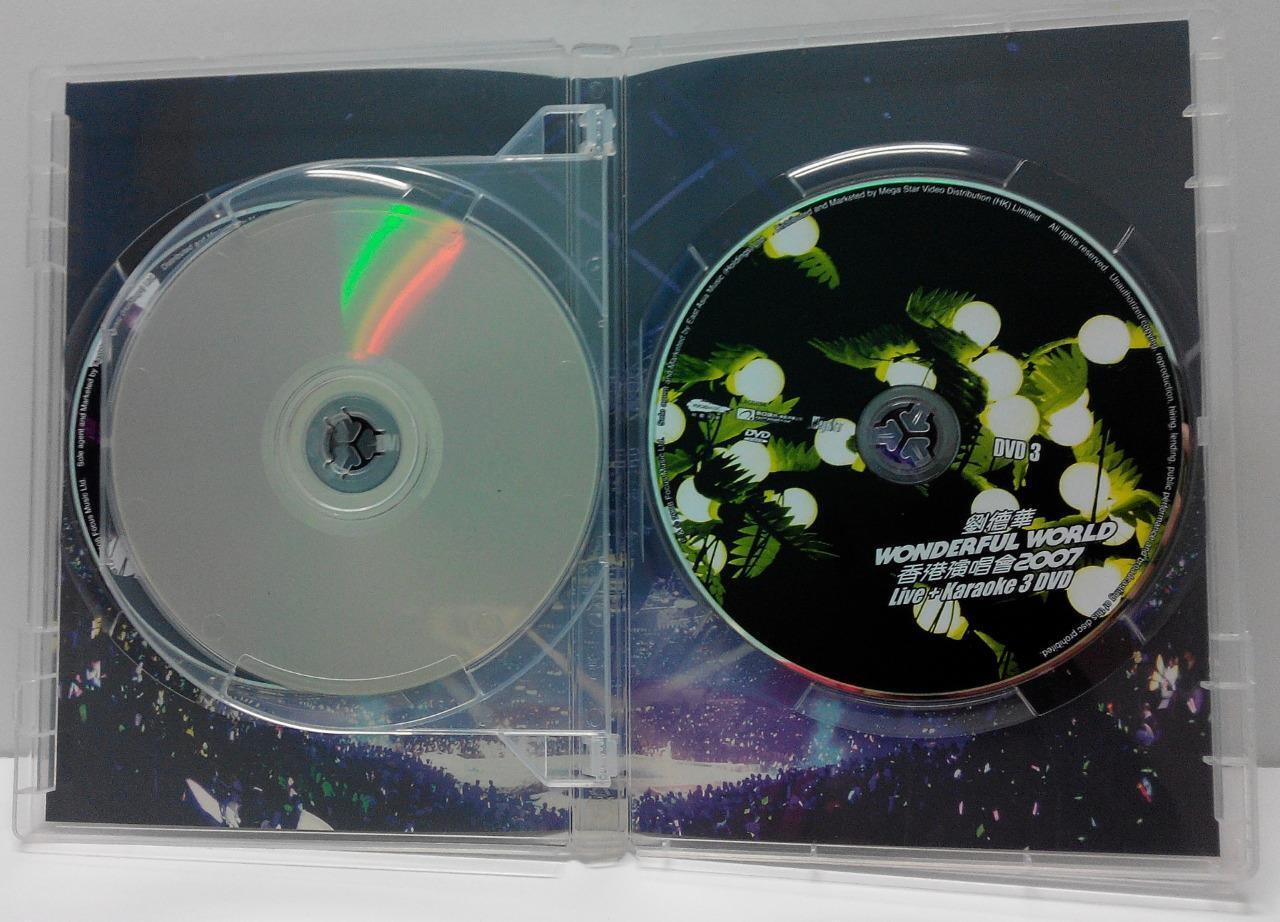 Hong Kong Andy Lau 劉德華 刘德华 2007 Live+Karaoke Rare 3D Cover 3x DVD FCB789