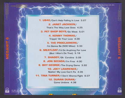 Mega Rare Duran Duran Pet Shop Boys Janet Jackson Compil Malaysia CD FCS7378