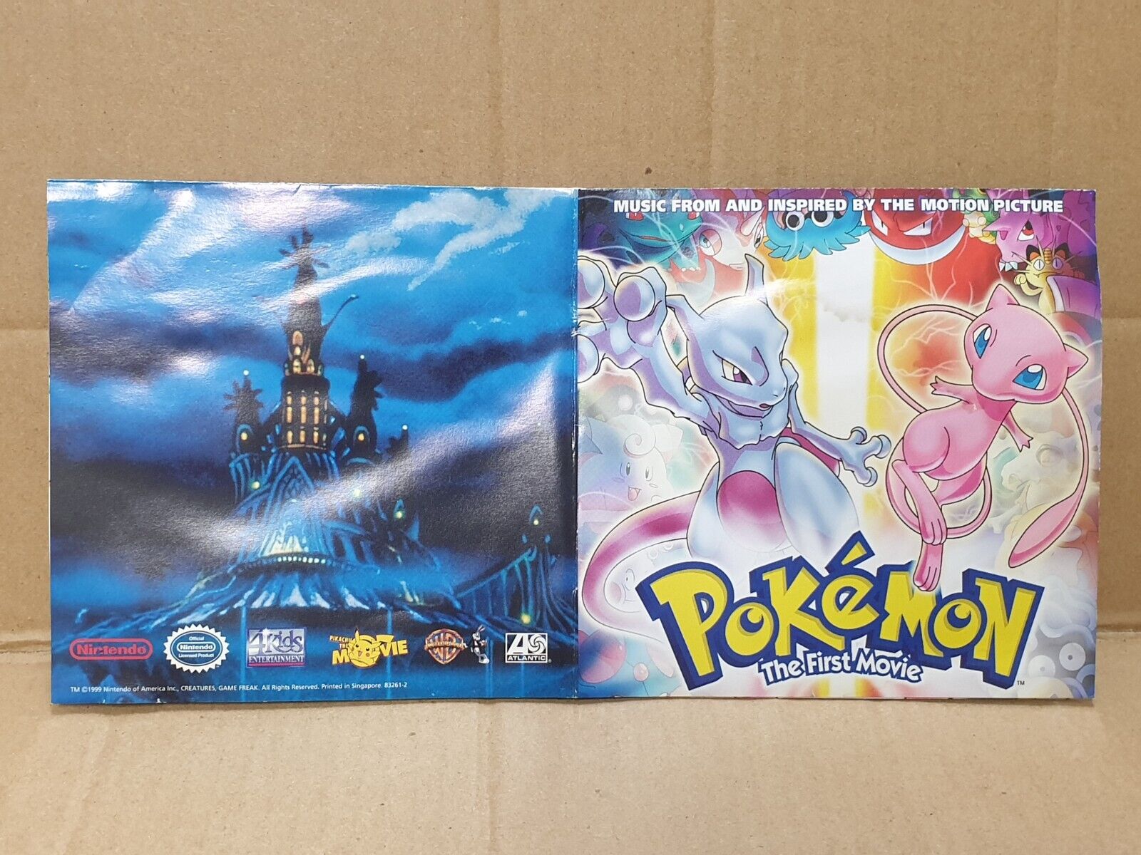 Nintendo Pokemon The First Movie OST 1999 Singapore English CD (FCS10235)
