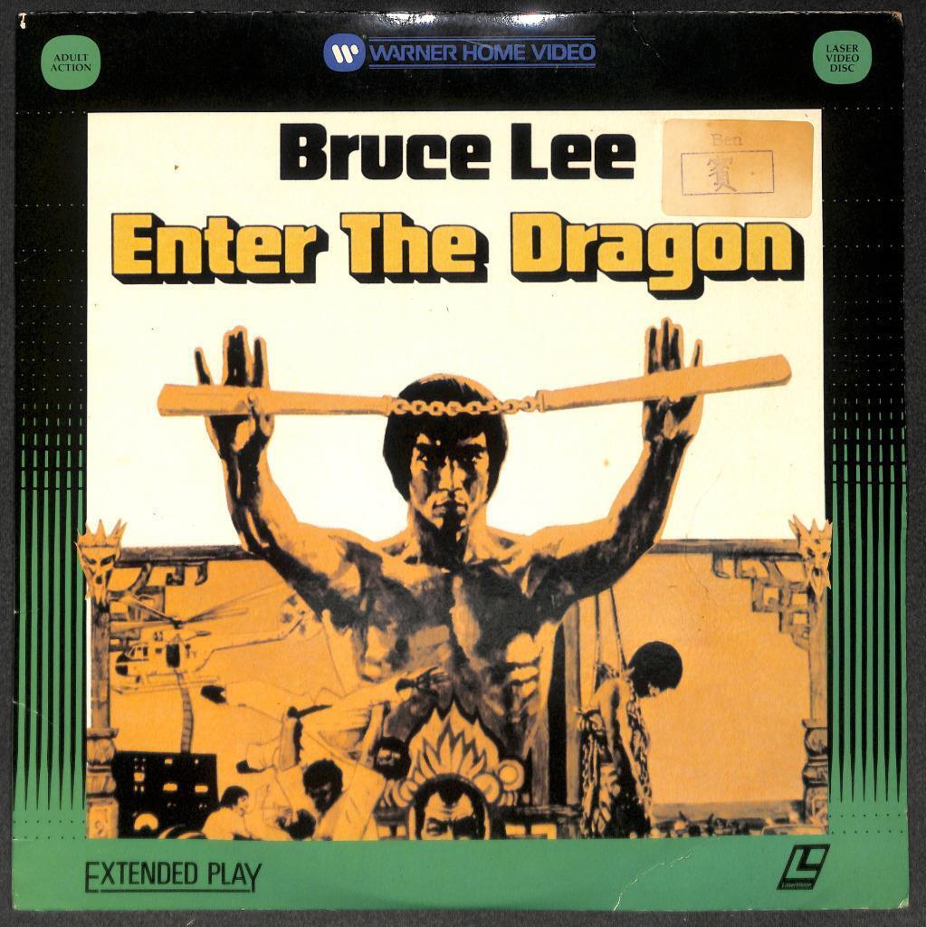 Movie Enter The Dragon 李小龙 石坚 Bruce Lee Shih Kien On Cover USA Laserdisc LD1576