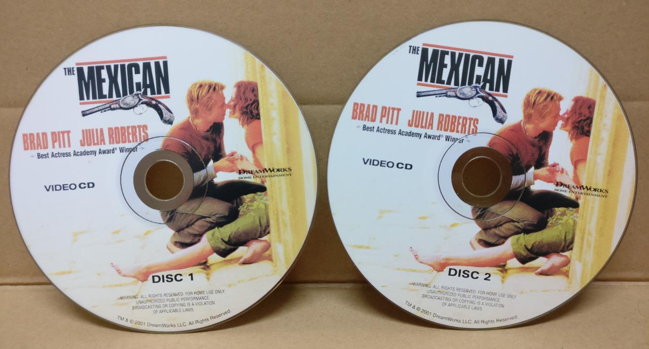 Mega Rare Movie The Mexican Brad Pitt Julia Roberts Singapore 2x VCD FCS8284