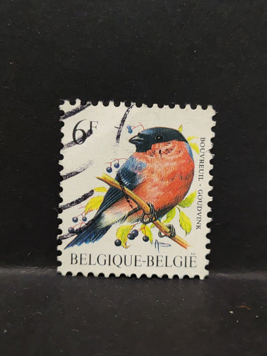 AMM68 Belgium Bird 6F Used Stamp (SA076)