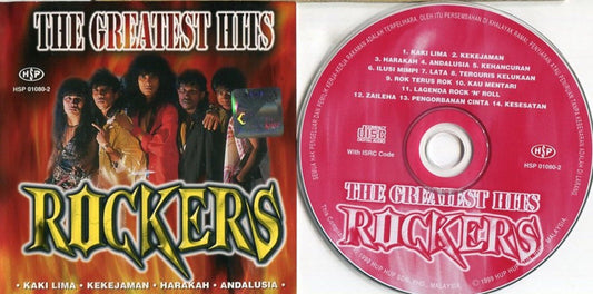 Malaysia Malay Rock Band ROCKERS Greatest Hits Hup Hup Company 1999 CD FCS1473