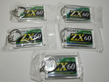 Sony Acrylic Cassette Keychain Lot  (ZZ066)