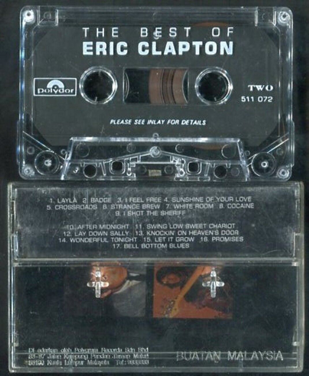 The Best Of Eric Clapton 1991 Polygram Rare Singapore Cassette CS426