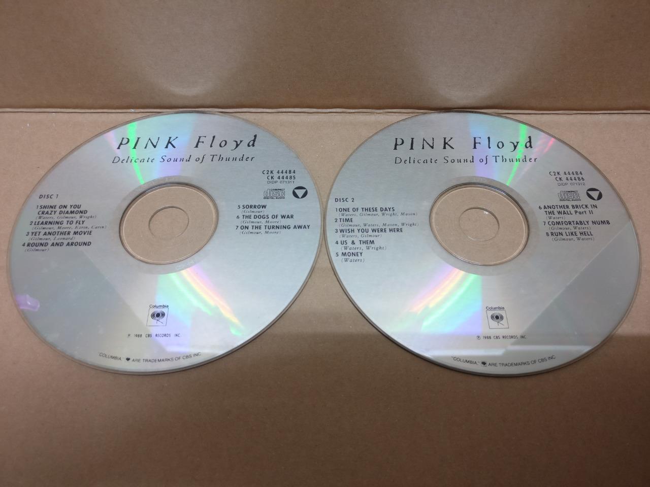 Pink Floyd Live Delicate Sound Of Thunder 1988 USA 2x CD FCS8555a