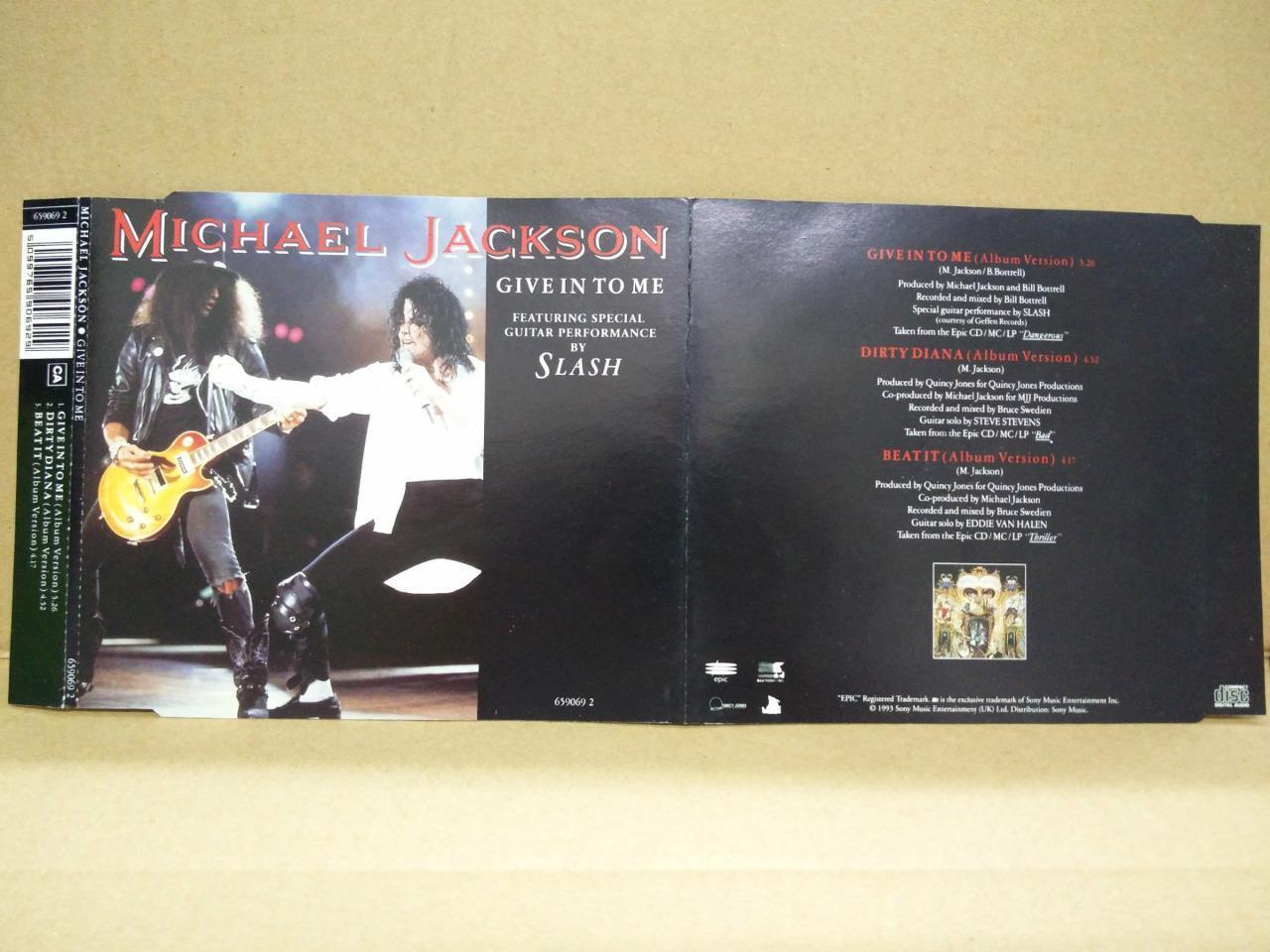 Michael Jackson MJ Give In To Me Featuring Slash 1993 Austria CD FCS8715