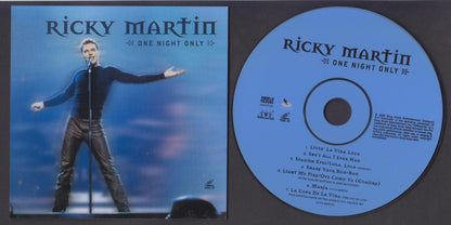 Ricky Martin One Night Only 1999 Sony Music Mega Rare Asia VCD Video CD FCS6107