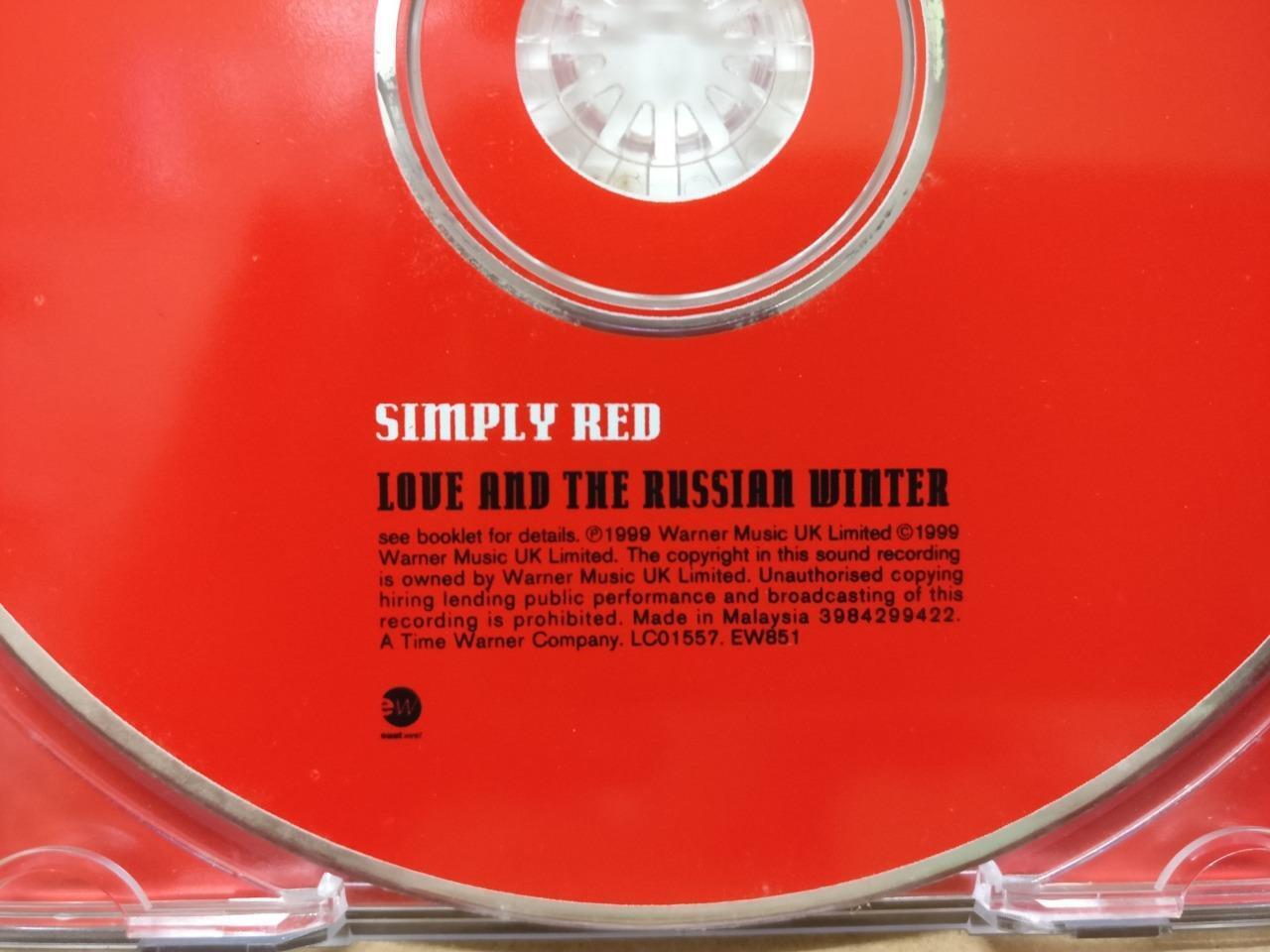 Simply Red Love & The Russian Winter Rare 1999 Malaysia CD FCB1751