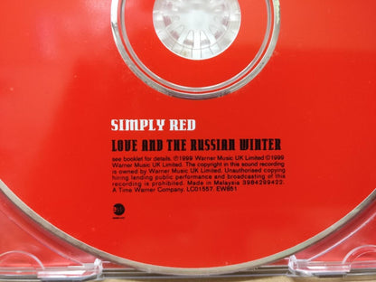 Simply Red Love & The Russian Winter Rare 1999 Malaysia CD FCB1751