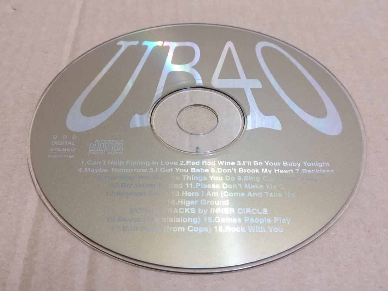 UB40 Pop Band On Cover Only Mixed Songs Malaysia English CD FCS9993