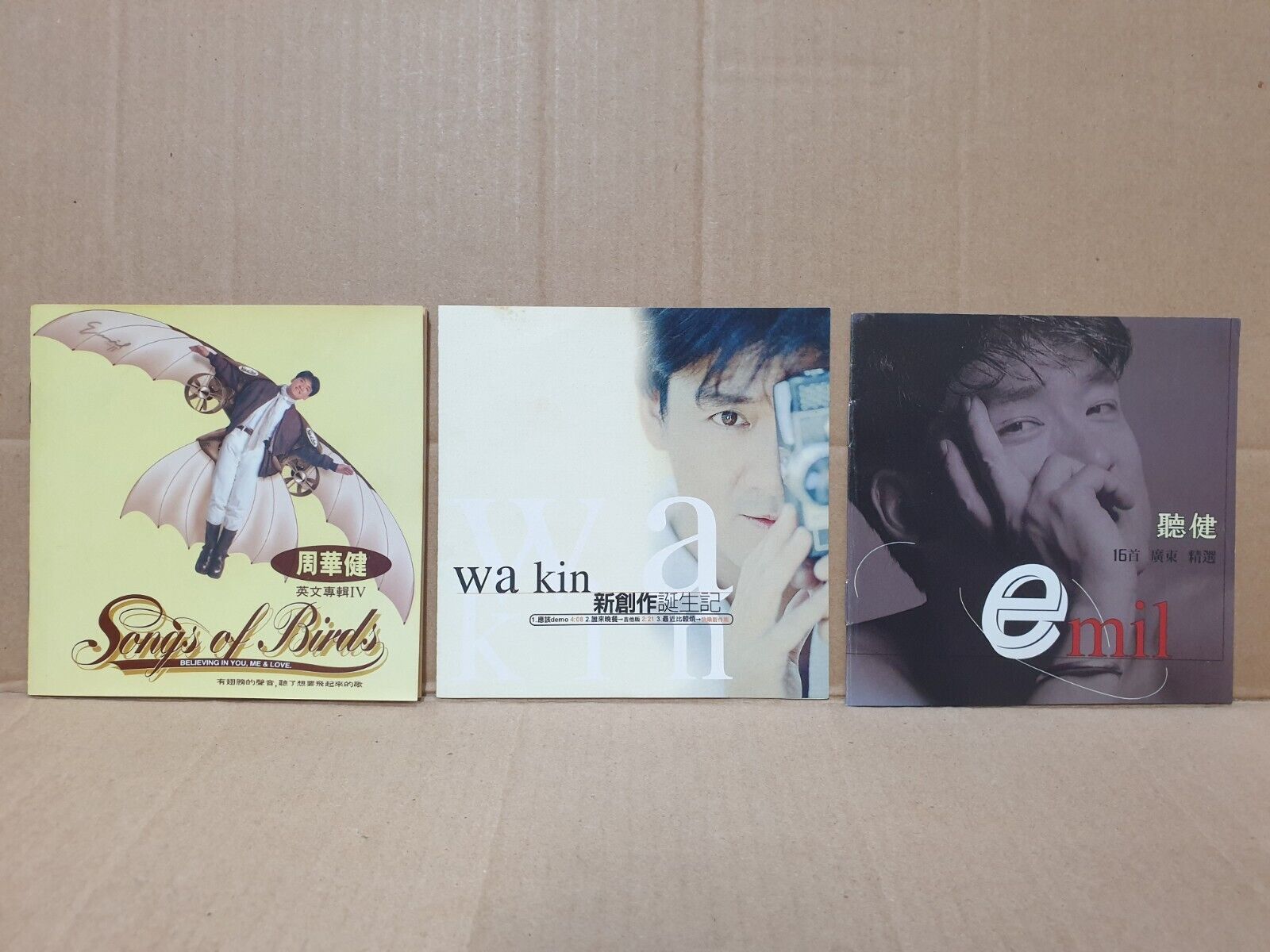 Emil Chau 周华健 周華健 Chinese 7x CD +VCD+ 2x (2x VCD) Set Lot Of 10 (FCS10348) L