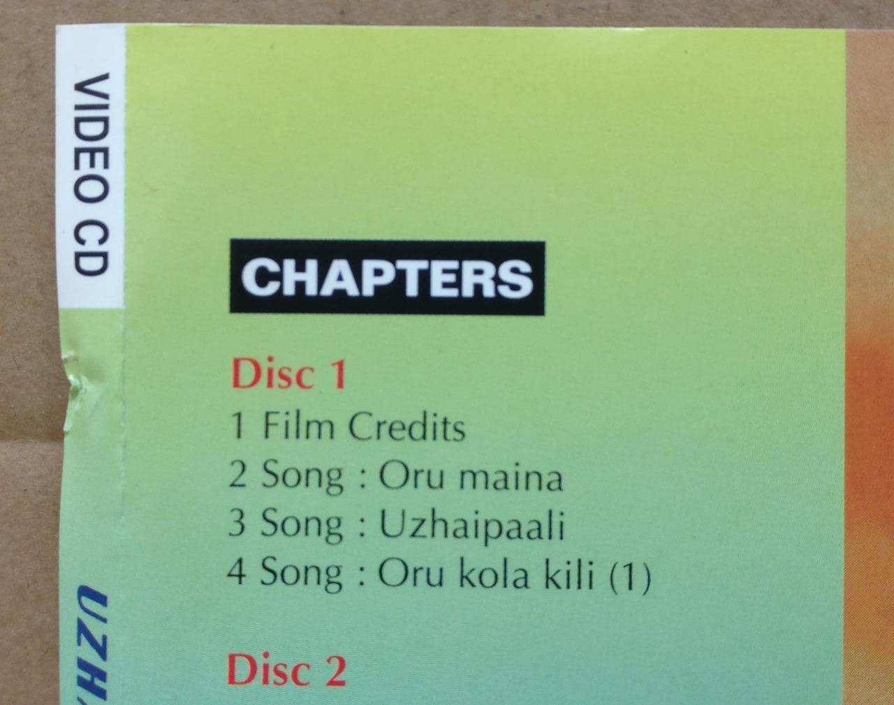 India Bollywood Movie Uzhaippali Rajinikanth Malaysia 3x VCD Video CD FCS9231