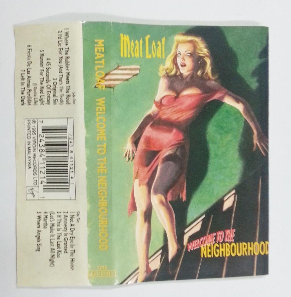 Mega Rare Meat Loaf Welcome To The Neighbourhood Singapore Only Cassette CS1165