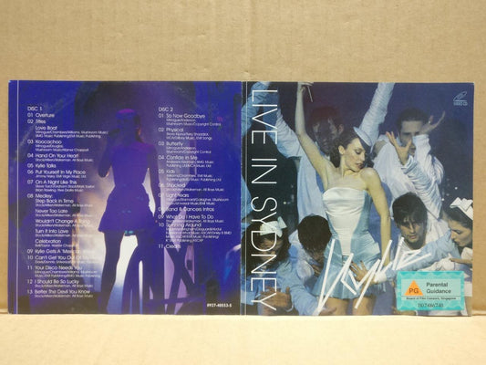 Kylie Minogue Live In Sydney 2001 Mega Rare Singapore Video 2x VCD FCS9596