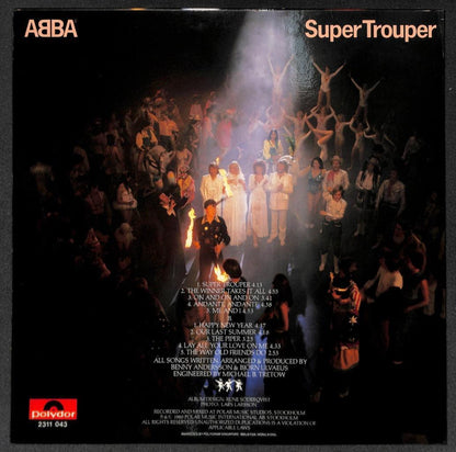 ABBA Super Trouper 1980 Polydor Rare Singapore Malaysia English LP ELP2370