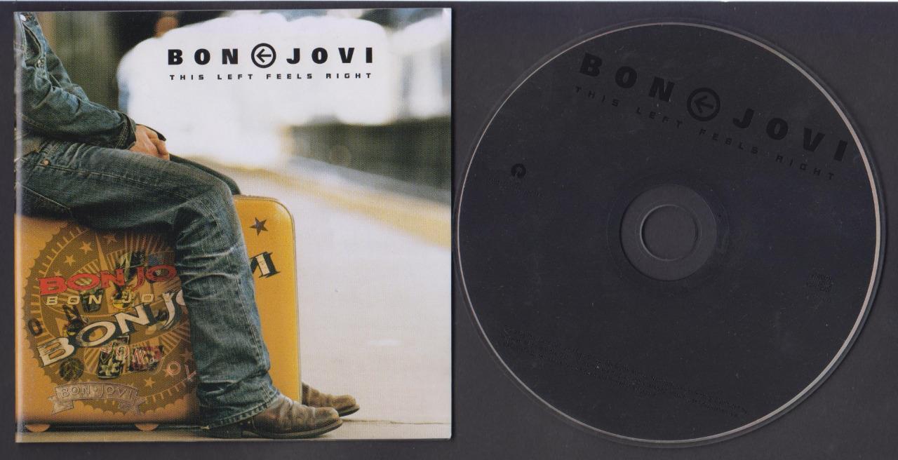 Mega Rare Bon Jovi This Left Feels Right 2003 Singapore CD + DVD FCS6243
