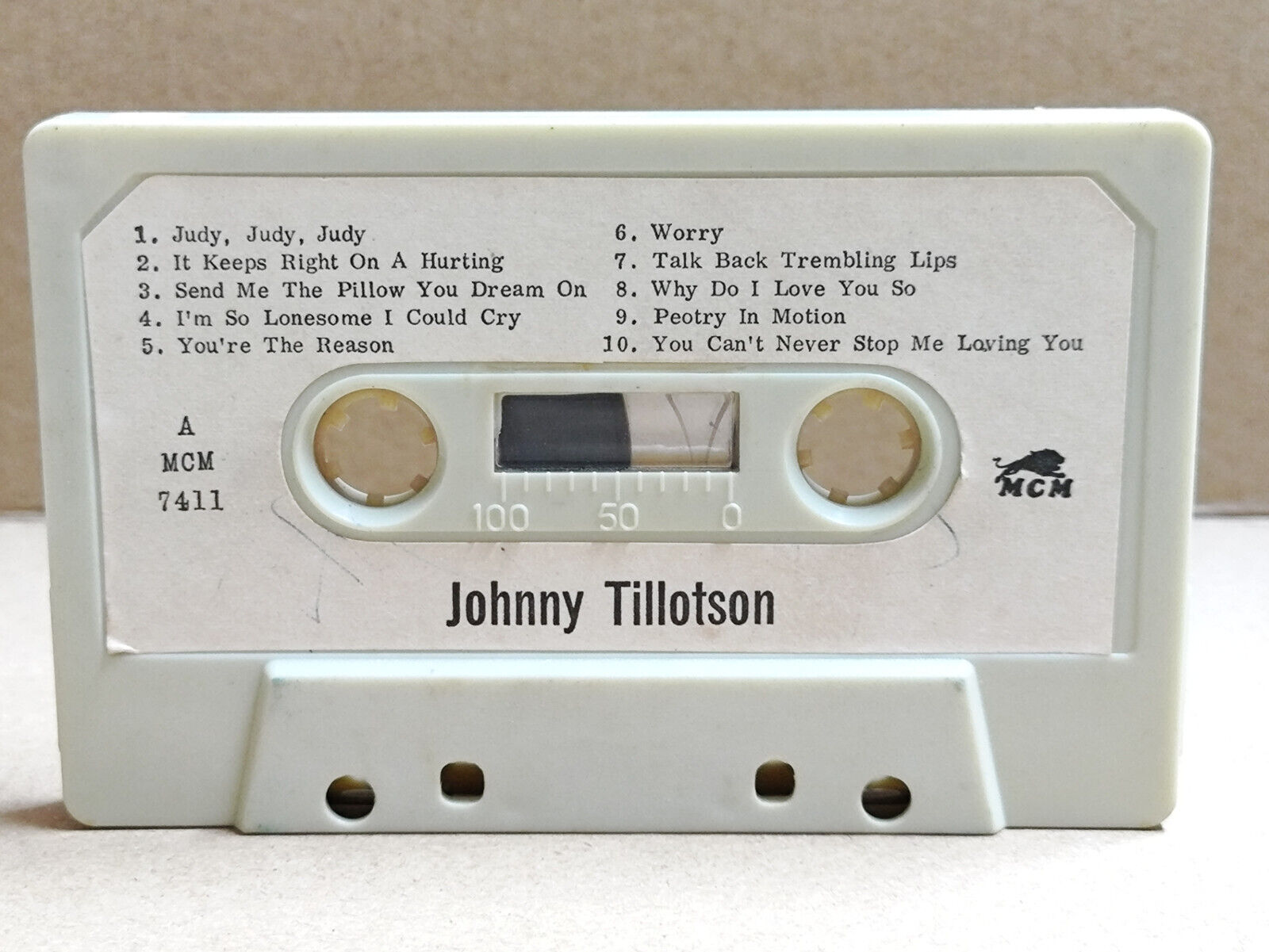 AMM68 JOHNNY TILLOTSON JUDY JUDY JUDY RARE MCM LABEL SINGAPORE CASSETTE (CS2296)