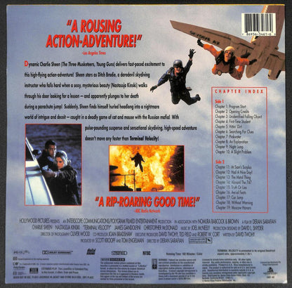 Movie Terminal Velocity Charlie Sheen Rare Japan Laserdisc LD1566