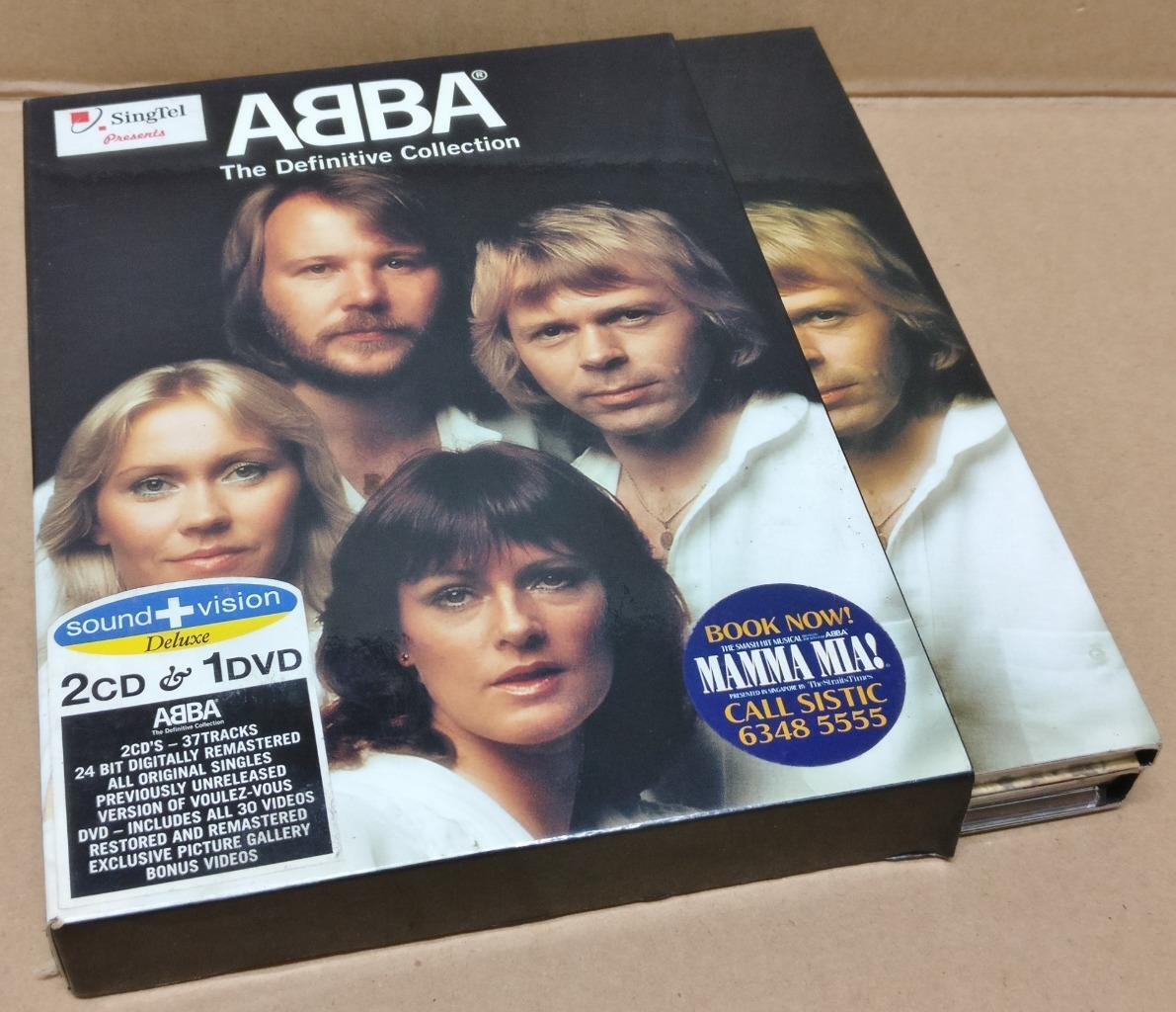 ABBA The Definitive Collection 2004 Mega Rare Singapore 2x CD + DVD FCBL099