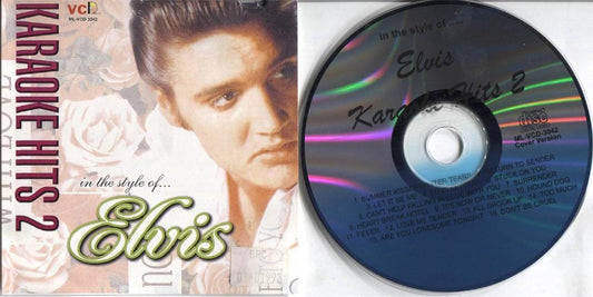 Mega Rare Elvis Presley on Cover Karaoke Malaysia CD FCS3637