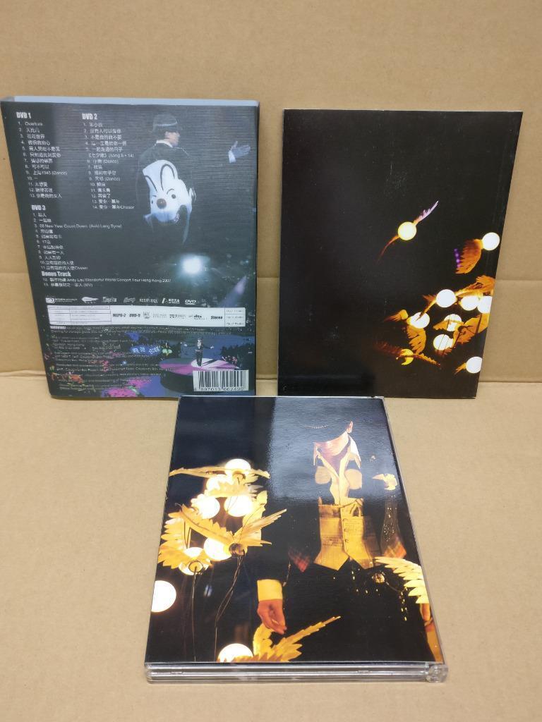 Hong Kong Andy Lau 劉德華 刘德华 Wonderful World 2008 Concert Karaoke 3x DVD FCBL024