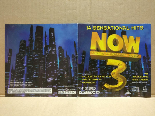 Spice Girls BSB Boyzone 1997 Malaysia Now 3 Various Artists Video CD VCD FCS9572