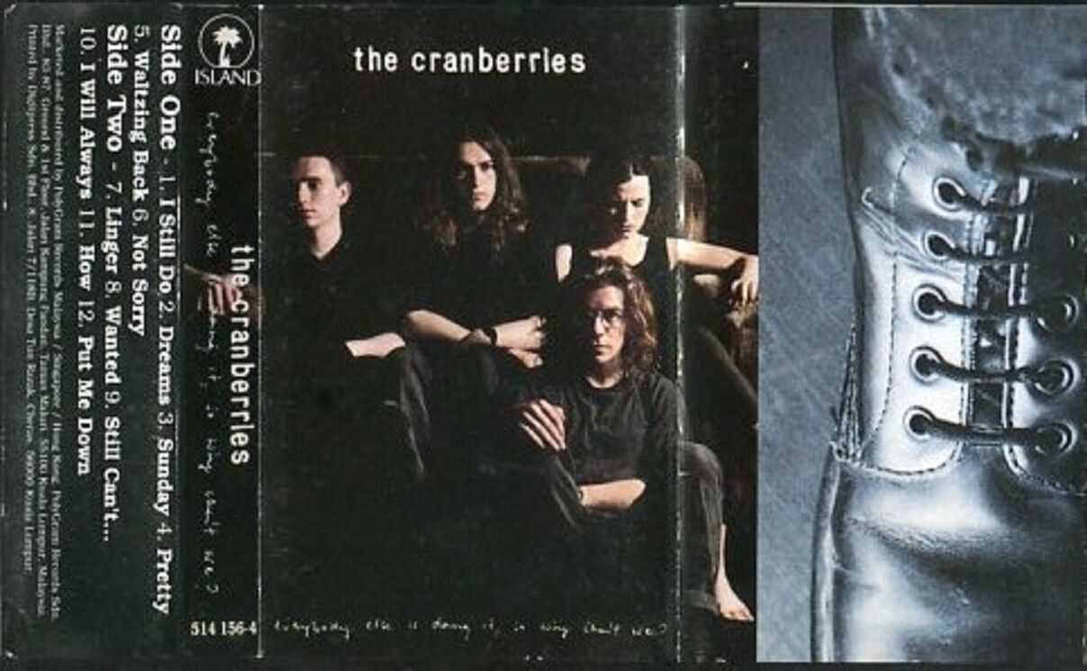 The Cranberries Band 1992 Polygram Mega Rare Malaysia Cassette CS380